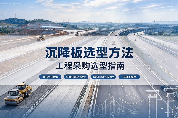 黄陂沉降板选择方法