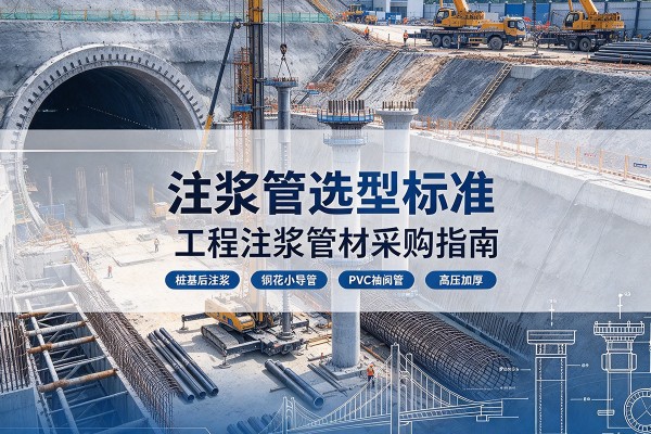 黄陂注浆管选型标准