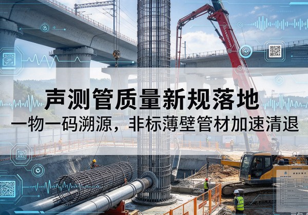 黄陂声测管质量新规落地，一物一码溯源，非标薄壁管材加速清退
