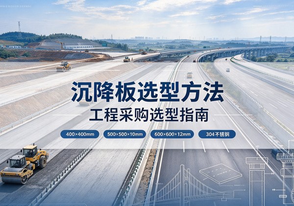 黄陂沉降板选择方法