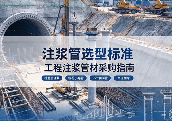 黄陂注浆管选型标准